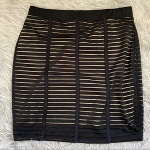 Black and Tan pencil shirt